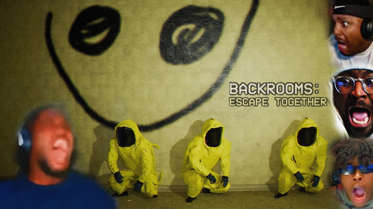 This MULTIPLAYER BACKROOMS Game Had Us STRESSED TF OUT!! | Backrooms: Escape Together background