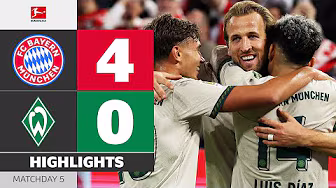 They Did It AGAIN! | FC BAYERN - WERDER BREMEN | Highlights | Matchday 5 – Bundesliga 2025/26 background