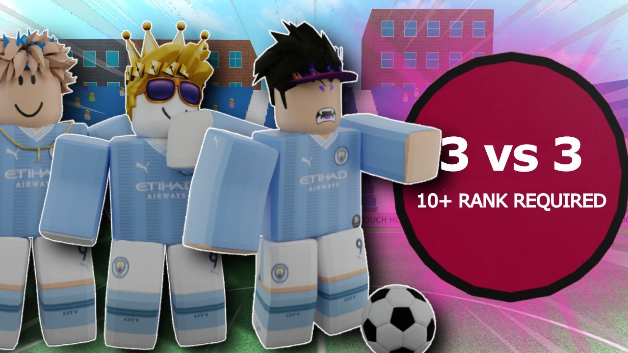 Playing the NEW 3v3 MODE in Touch Football! (Roblox Soccer)
