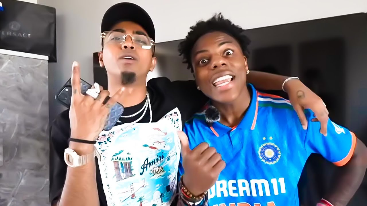 IShowSpeed meets MC STΔN (Indian Rapper) background