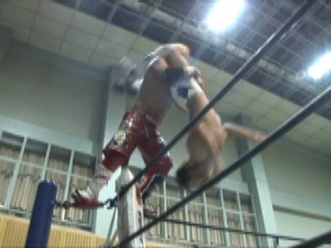 2010.06.04 BEST OF THE SUPER Jr.ⅩⅦ IBUSHI vs KUSHIDA background