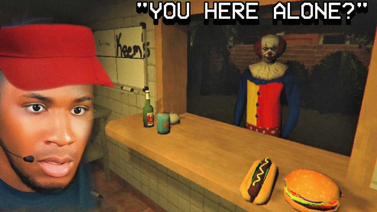 Working NIGHT SHIFT at ANOTHER HAUNTED Burger Joint... background