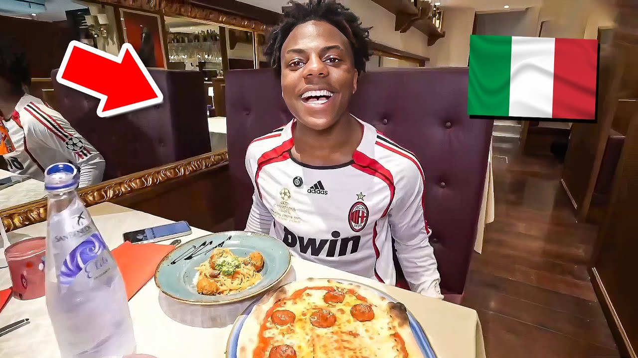 iShowSpeed tries Italian Food for the First Time.. background