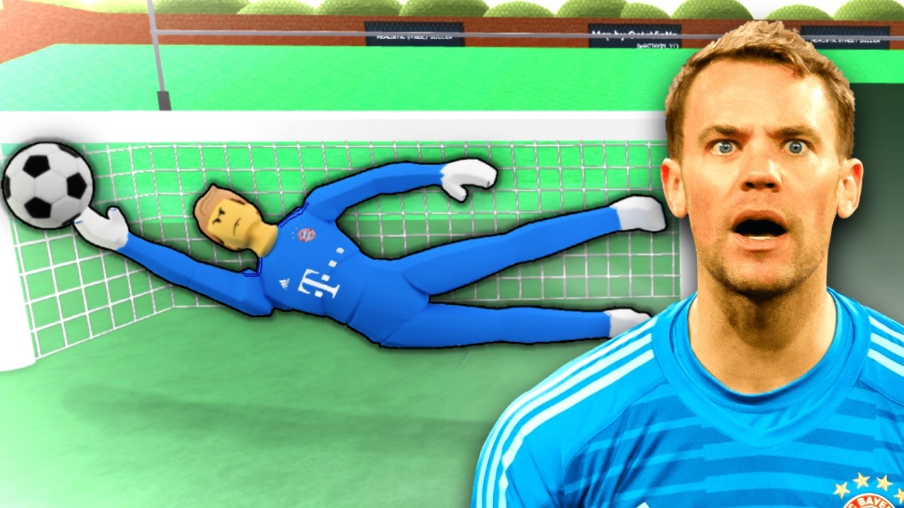 NEUER in Realistic Street Soccer! (Roblox) background