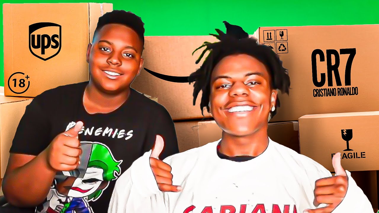 iShowSpeed FIRST P.O. Box Opening with Jamal..๐ background