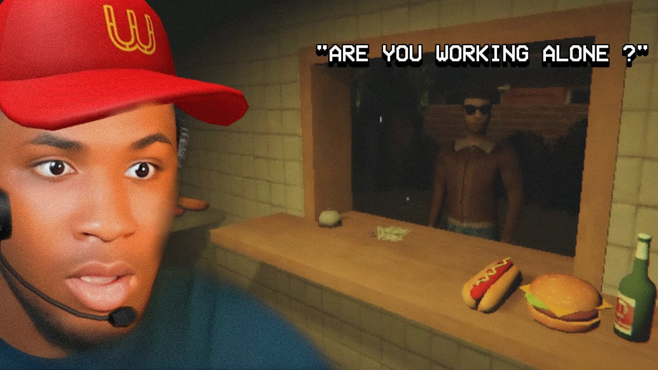 Working NIGHT SHIFT at a HAUNTED Burger Joint... background