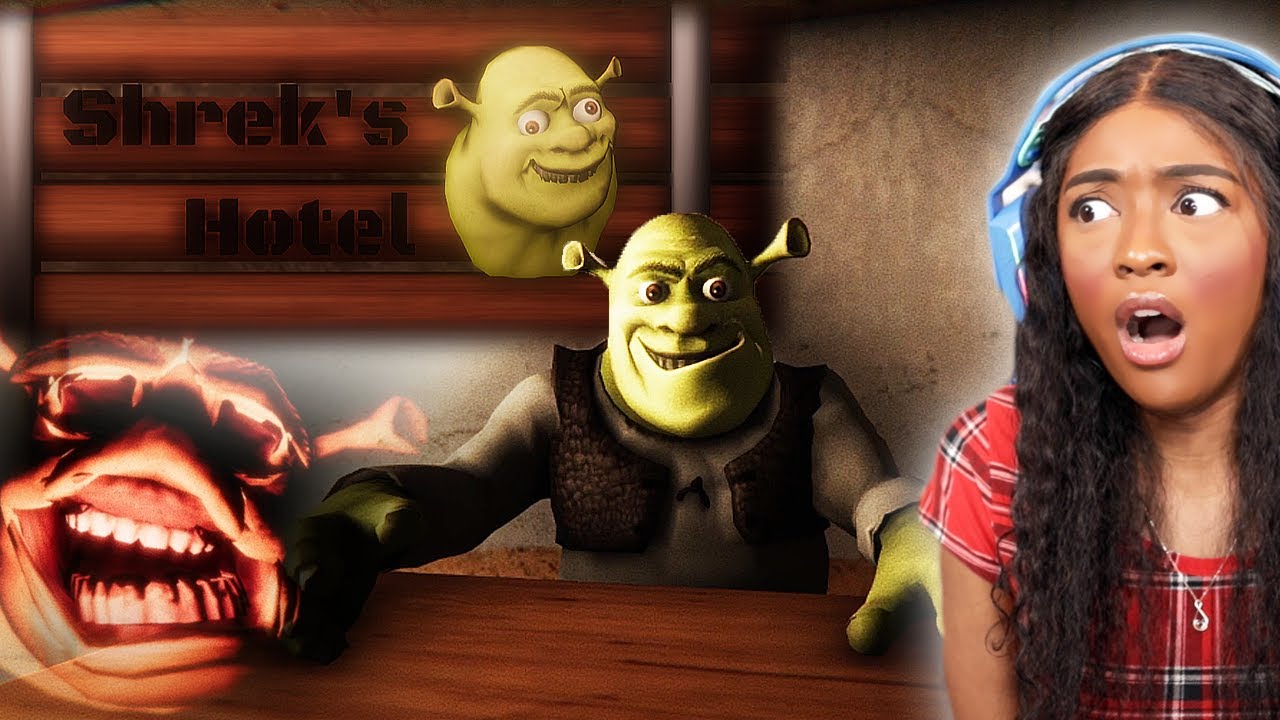 NEVER STAY AT SHREK'S HOTEL!! | 5 Nights At Shrek's Hotel background