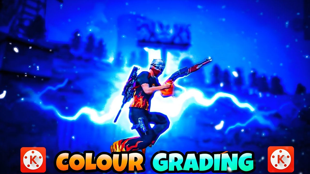 How to Colour Grade ln Kinemaster Free Fire Montage || Colour Grading Like 1410 Gaming On Free Fire background