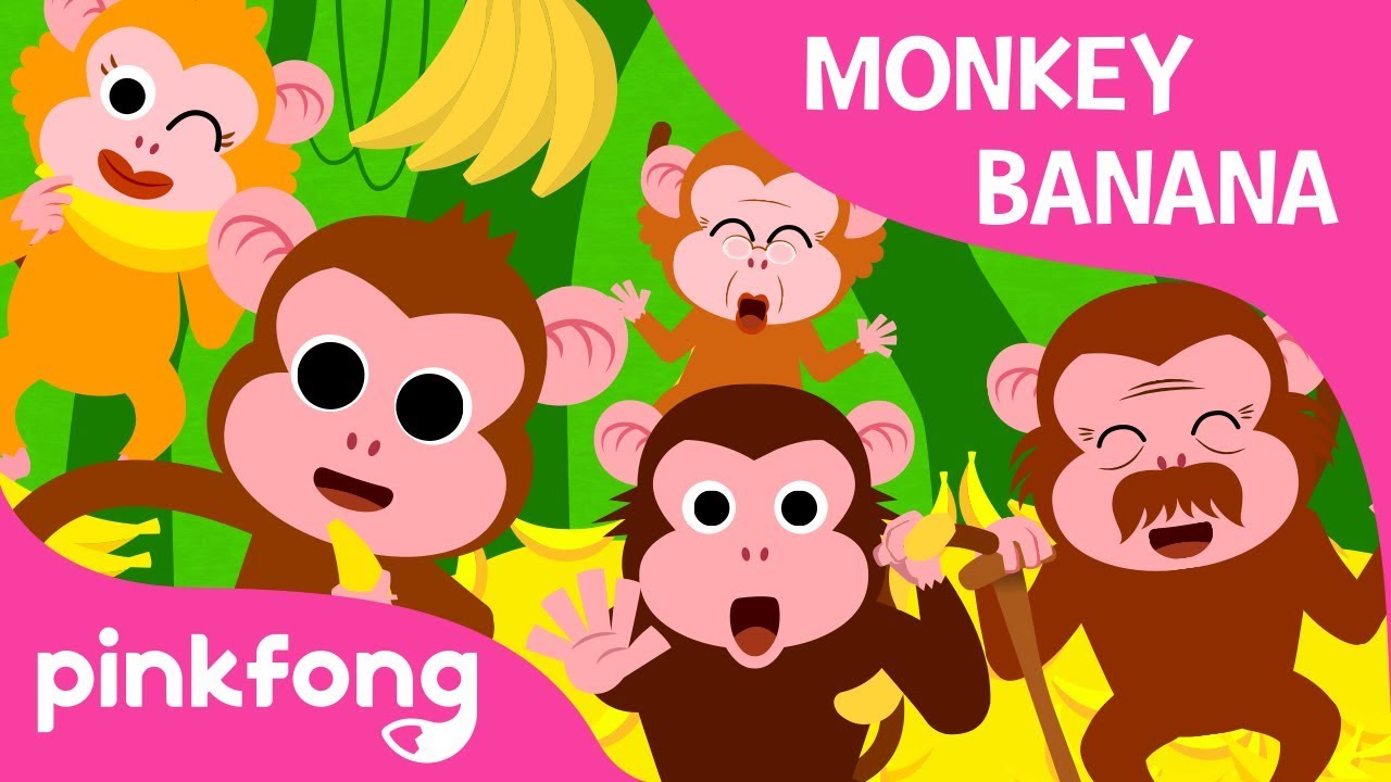 Pinkfong! #MonkeyBananasChallenge #BabyMonkeyChallenge π΅π