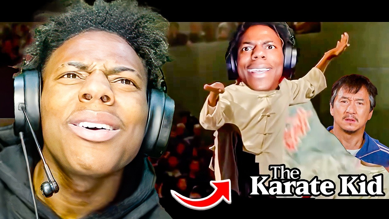 iShowSpeed Reacts To His Own KARATE KID Movie..