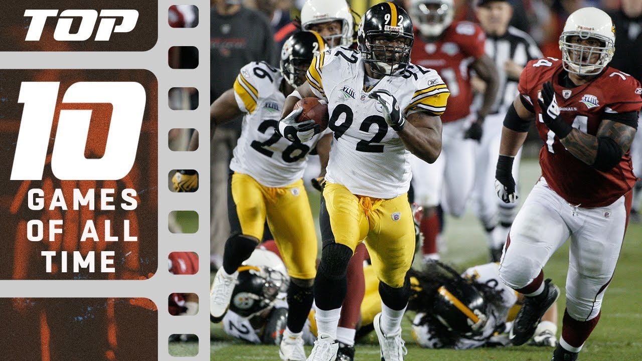 Top 10 Greatest Games of All Time | NFL Films background