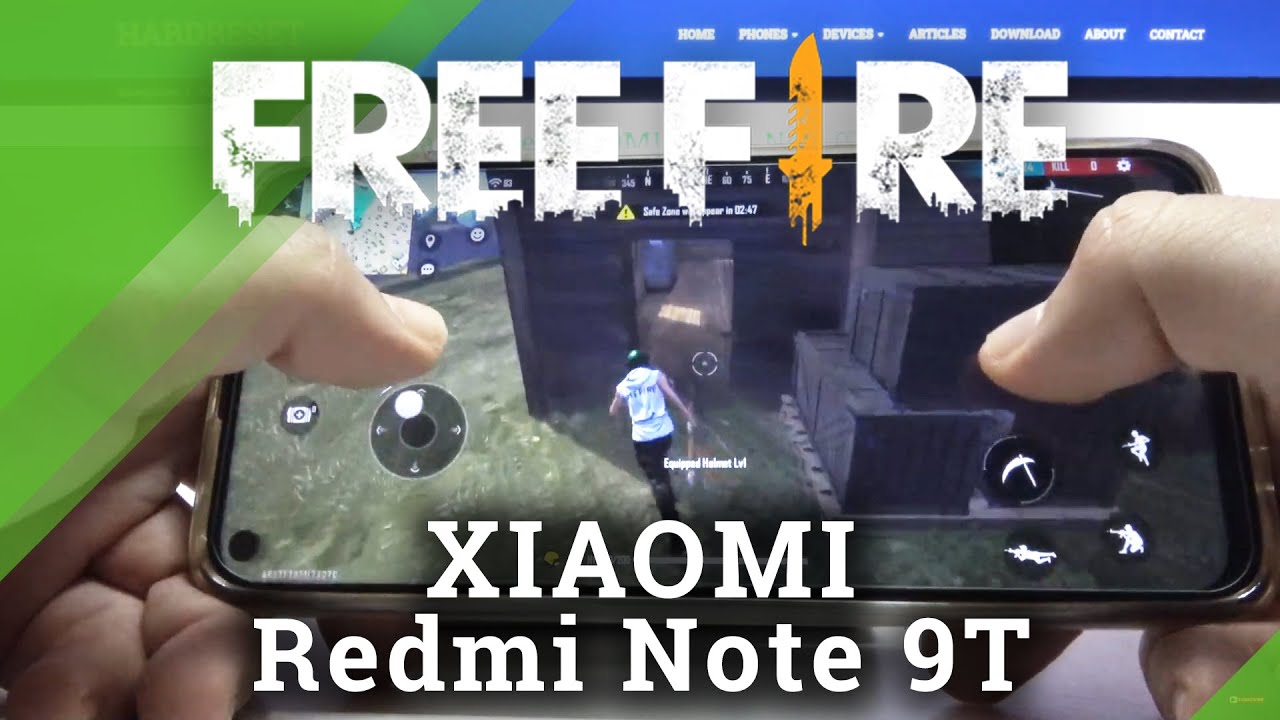 Garena Free Fire Gameplay on XIAOMI Redmi Note 9T - Android Game Review