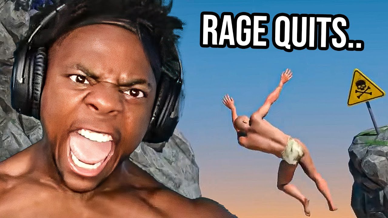 iShowSpeed tries A Difficult Game About Climbing.. background