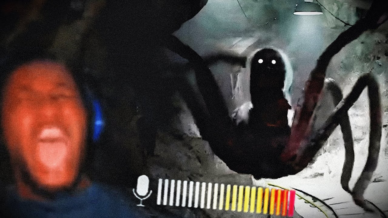 WE GOT ANOTHER SPIDER HORROR GAME & NOW IT CAN HEAR YOUR MIC... background