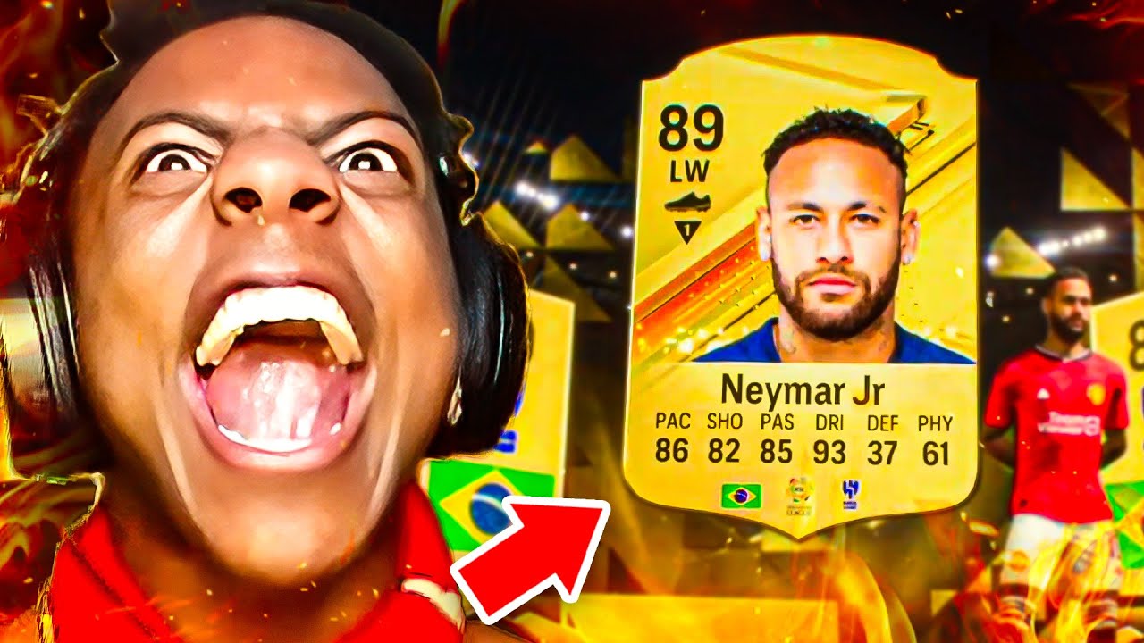 SPEED's *LUCKY* FIFA 24 Pack Opening! (PACKS NEYMAR JR.) background