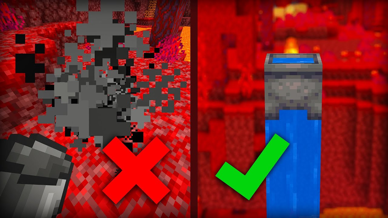 10 Minecraft Tips and Tricks in the Nether background