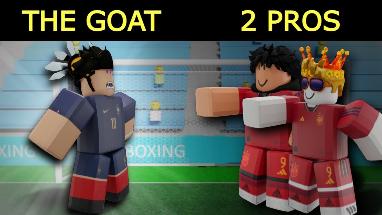 Can 2 Pro Players beat the GOAT of Touch Football? (Roblox Soccer)