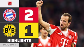 Kane & Olise On Fire! | FC BAYERN - BORUSSIA DORTMUND | Highlights | Matchday 7 – Bundesliga 2025/26 backdrop