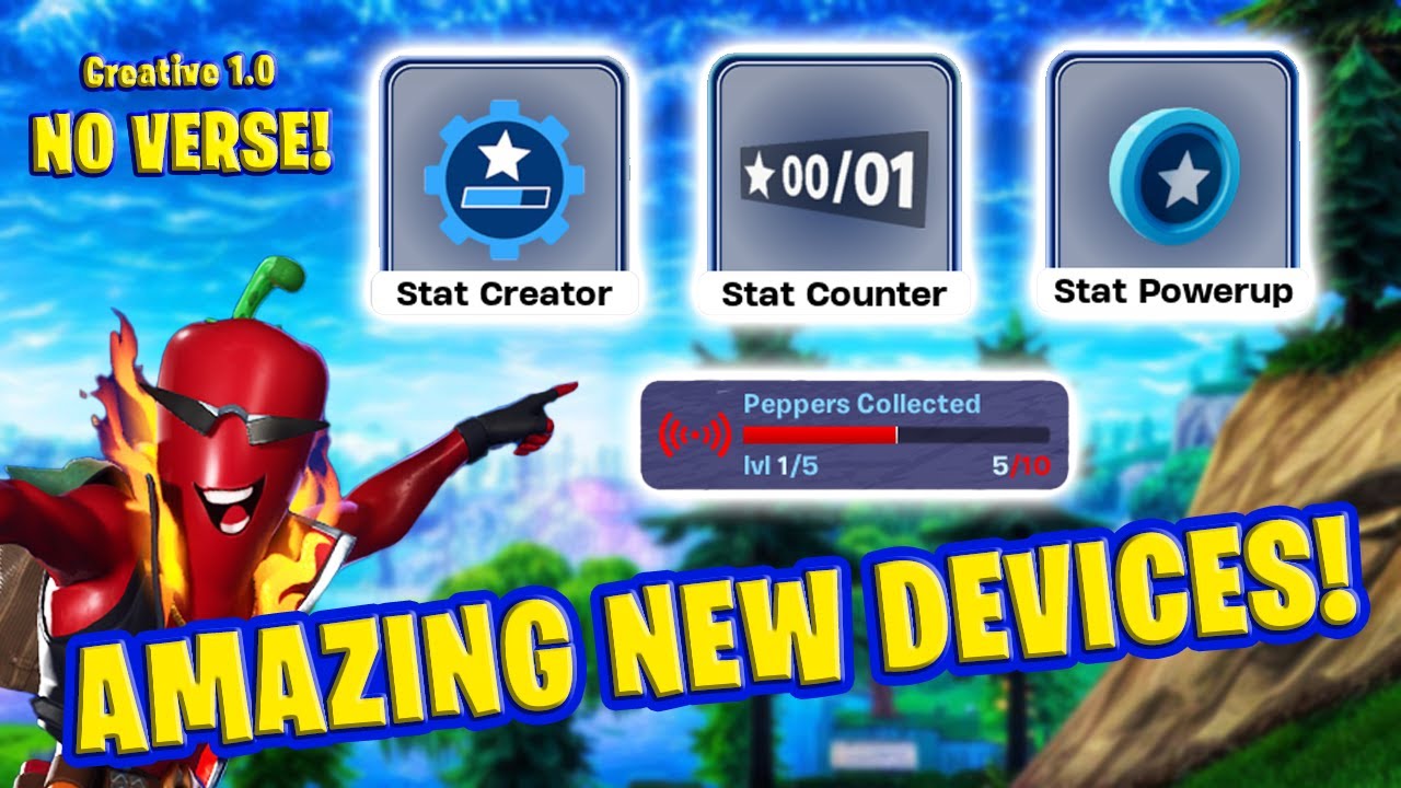 Fortnite Creative Stat Creator/Counter/Powerup Tutorial backdrop