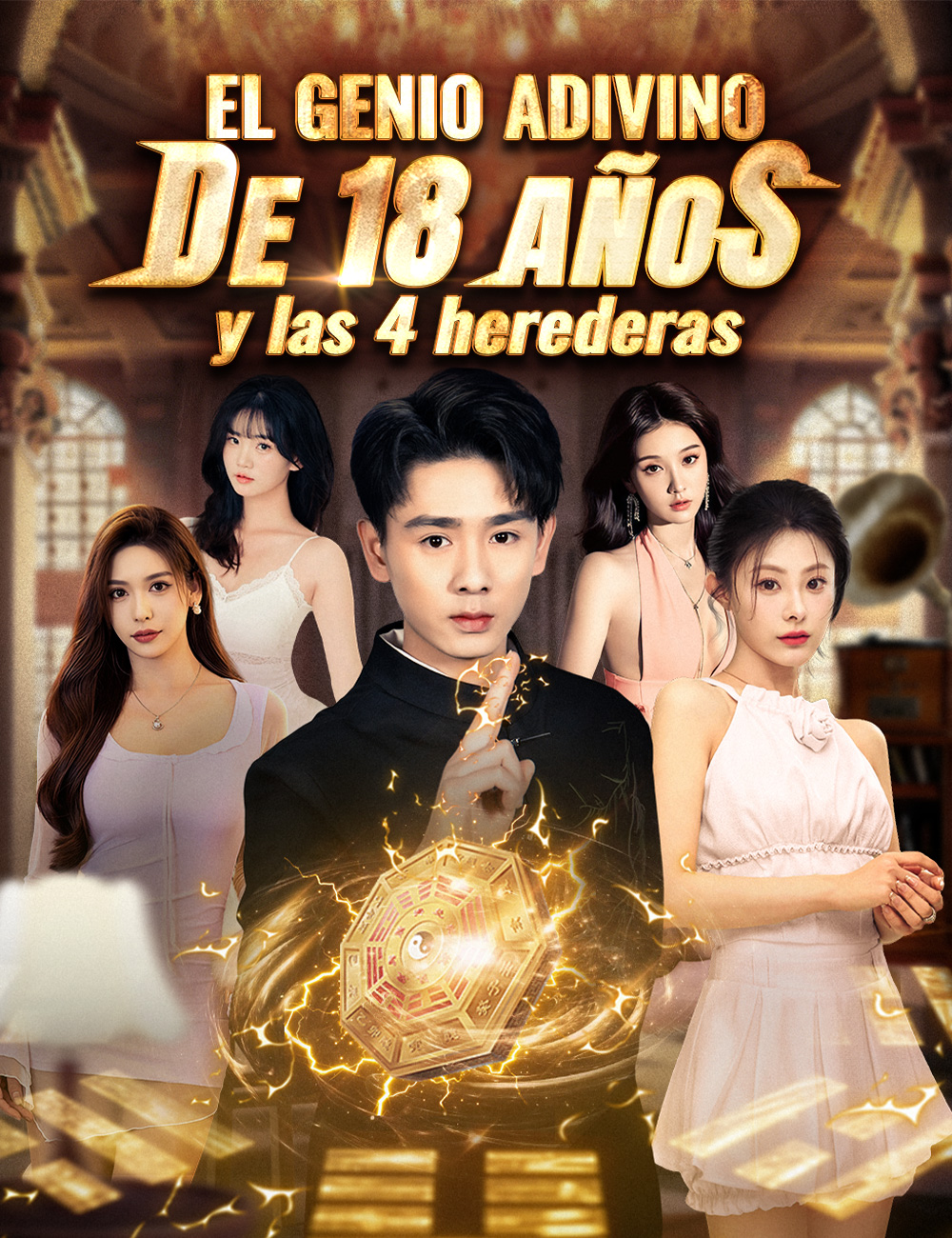 El genio adivino de 18 años y las 4 herederas poster