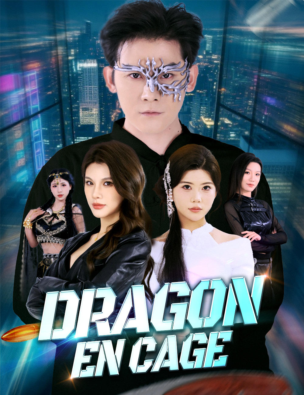 Dragon en cage poster