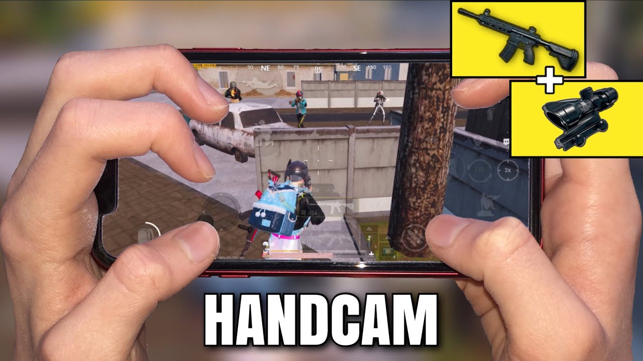 5 FINGERS + M416 & M762 COMBO is ON FIRE🔥 iPhone 11 HANDCAM | PUBG Mobile background