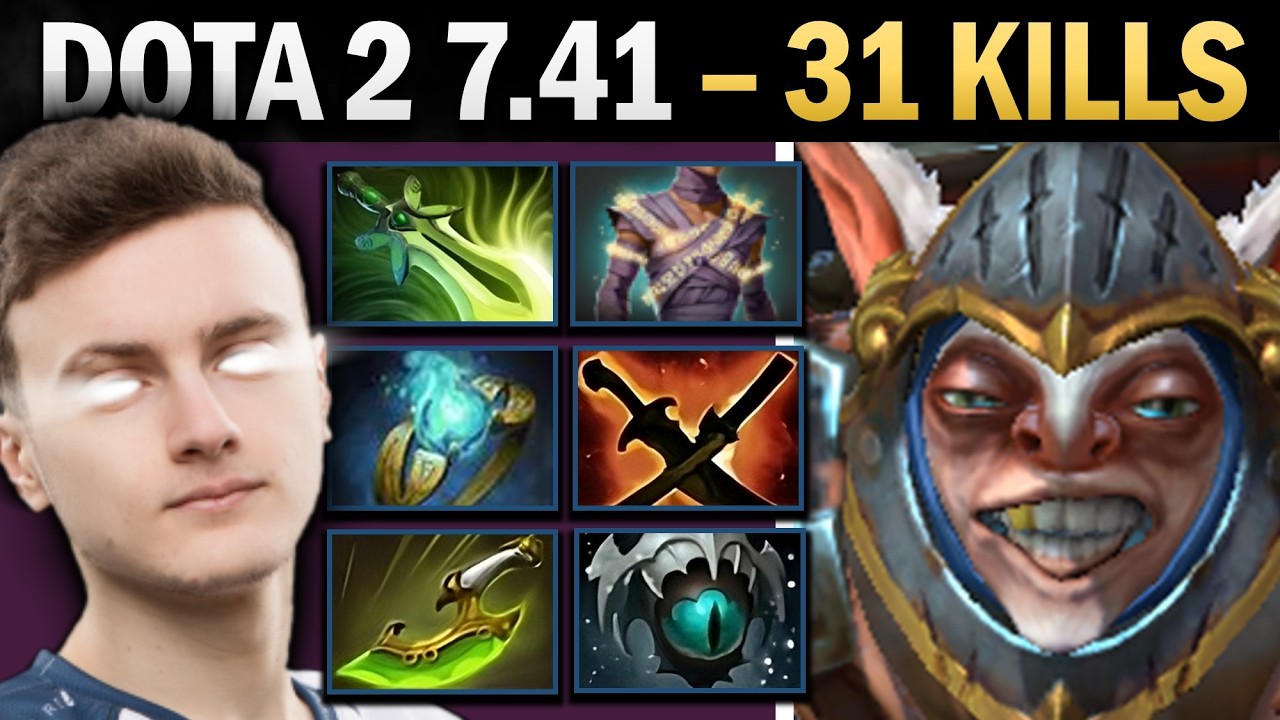 Meepo Dota 2 7.41 with 31 Kills and Butterfly - Dota 2 Gameplay