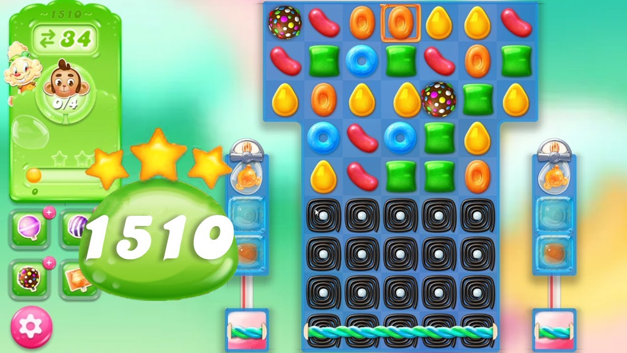 Candy Crush Jelly Saga Level 1510 || 3 Stars 🌟🌟🌟 background