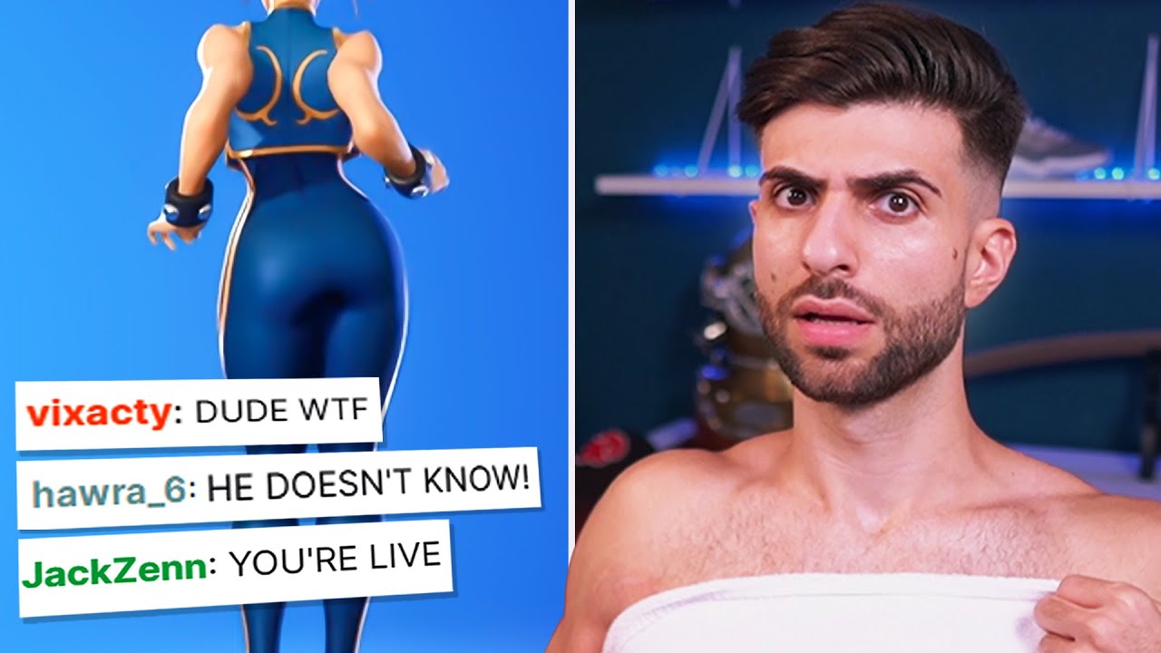 I Accidentally Went Live on Fortnite... background