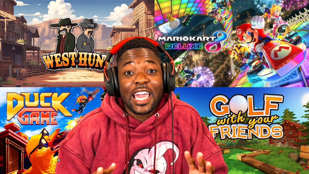EVERYBODY IS CRASHING OUT (Video Game Gauntlet) background