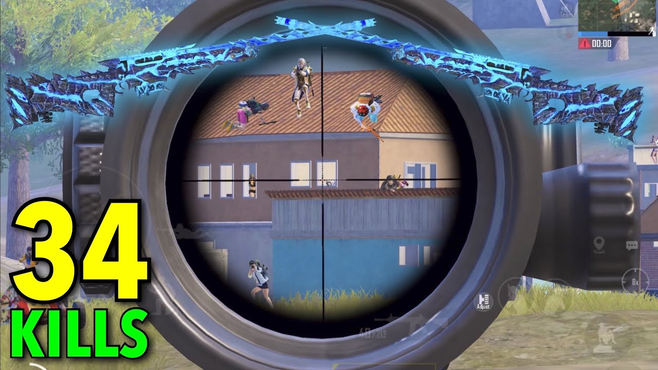 34 Kills🥵REAL KING OF SNIPER AWM🔥 PUBG Mobile background