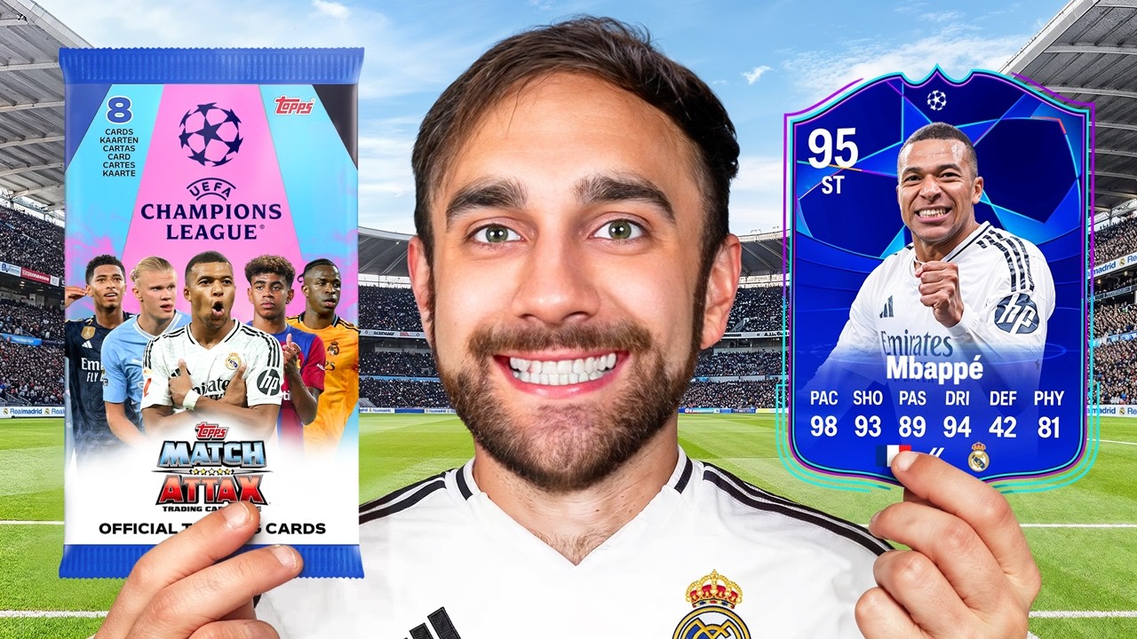 Champions League Trading Packs Choose My Team background