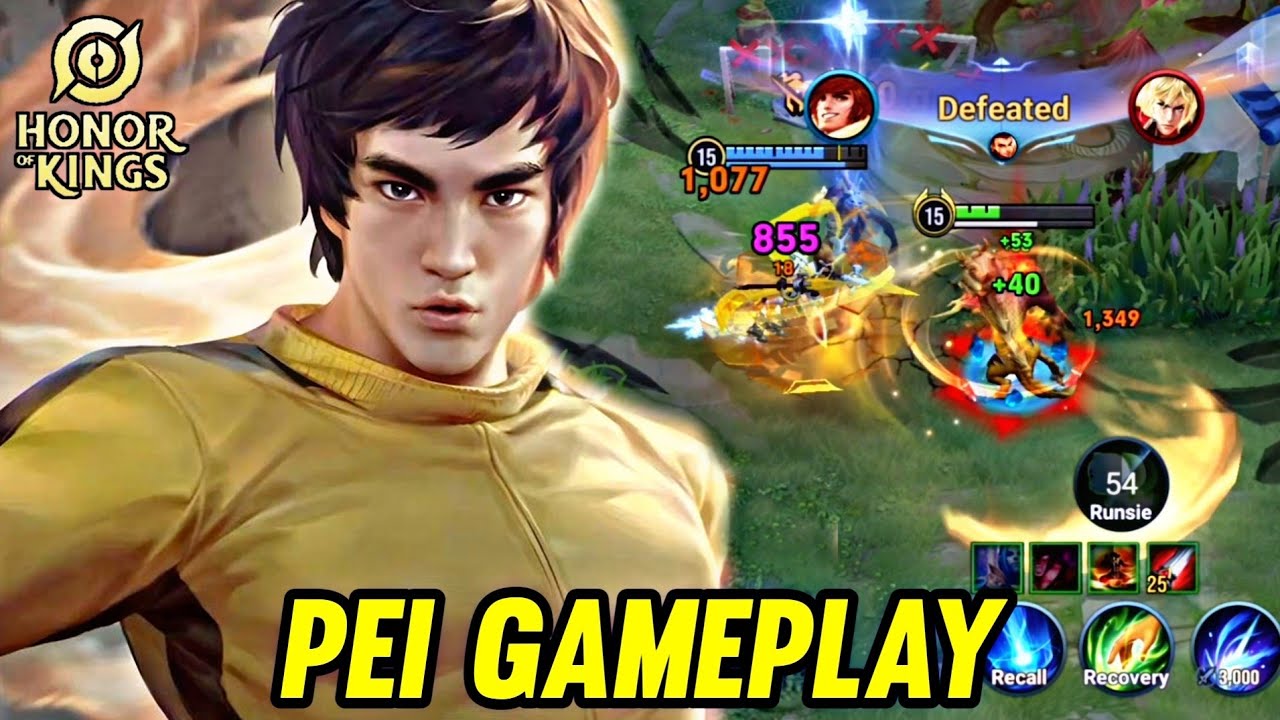 HOK : PEI GAMEPLAY | IN JUNGLE - HONOR OF KINGS