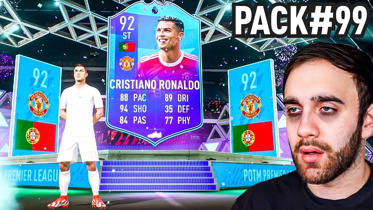 Opening Packs Until I Get POTM CR7 background