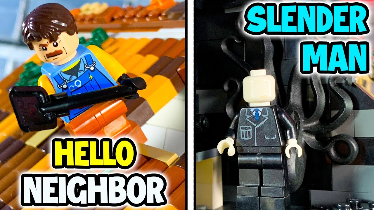 I Turned EVEN More Popular HORROR Games Into LEGO Sets... background