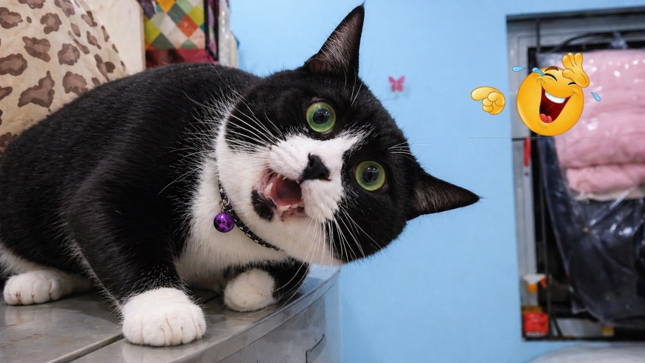 When Your Cat Goes FULL Action Mode ๐ | Try Not To Laugh #1