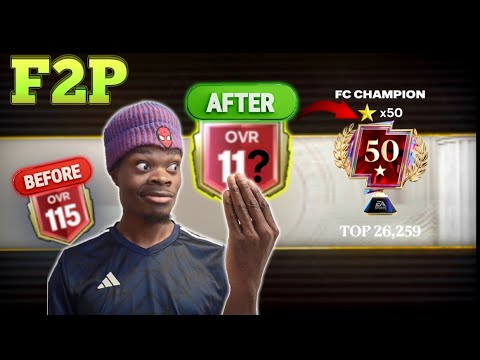 Upgrading My F2P Account🎉 || INTENSE Rank push to 50🌟(4-2-3-1 Narrow)🔥 - FC MOBILE background