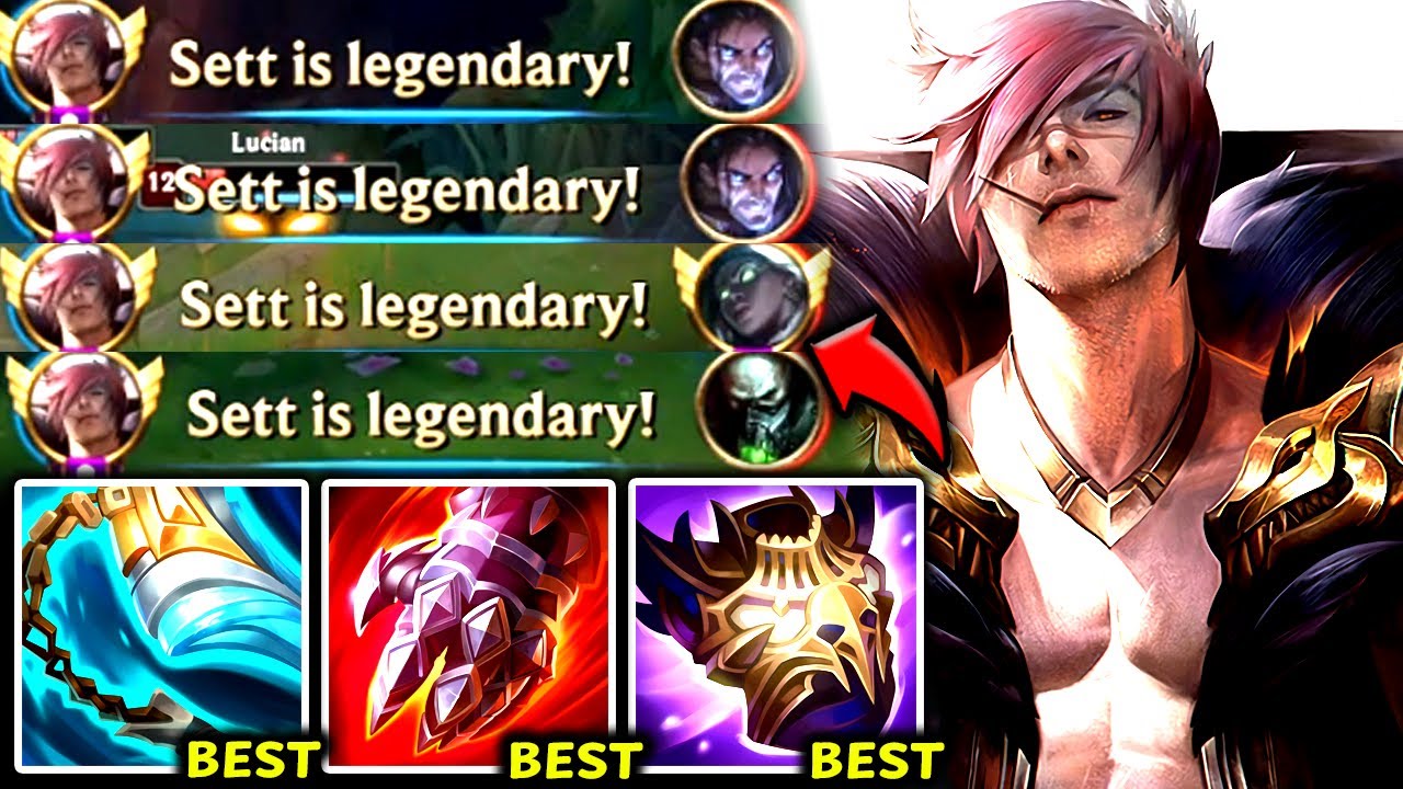SETT TOP IS CLEARLY S+ TIER AND FANTASTIC! (VERY HIGH W/R) - 2025 Sett TOP Gameplay Guide