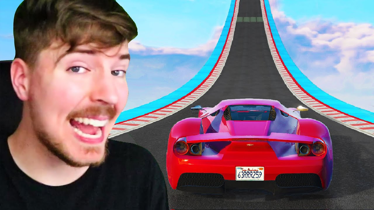 The Ultimate GTA V Stunt Race! background