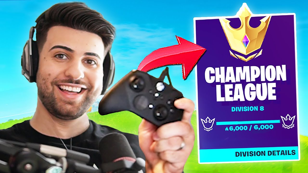 I Switched To CONTROLLER And Got To Champions League! - Part 1 - Fortnite Battle Royale