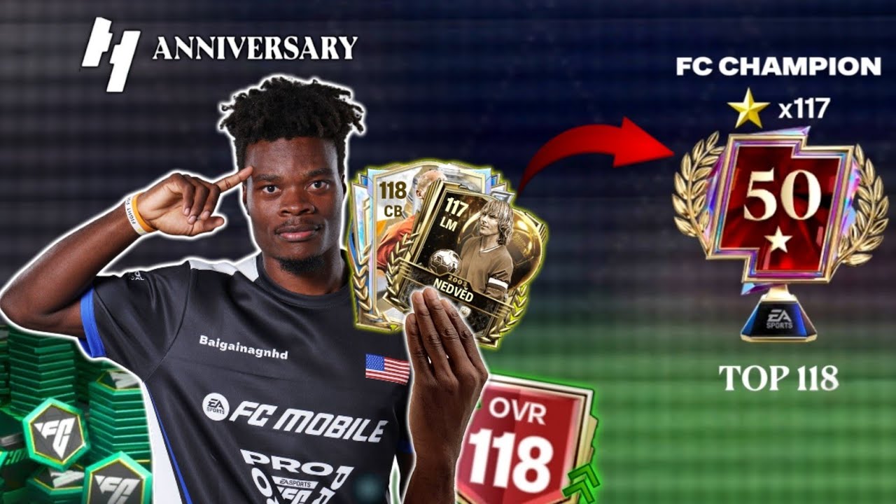 Final Anniversary Team Upgrade?🔥 Added 2 new signings🪄 || Intense Grind over 100 🌟 - FC Mobile