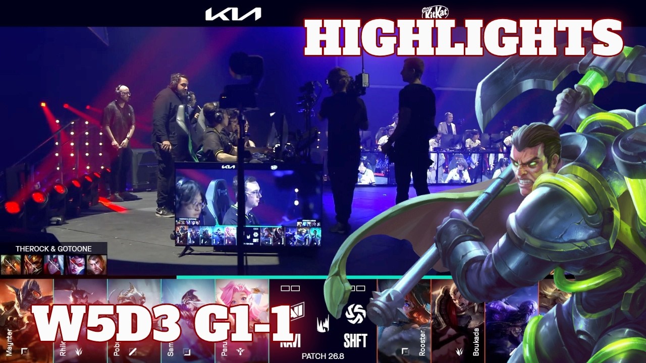 NAVI vs SHFT - Game 1 Highlights | Week 5 Day 3 LEC Spring 2026 | Natus Vincere vs Shifters G1 W5D3 background
