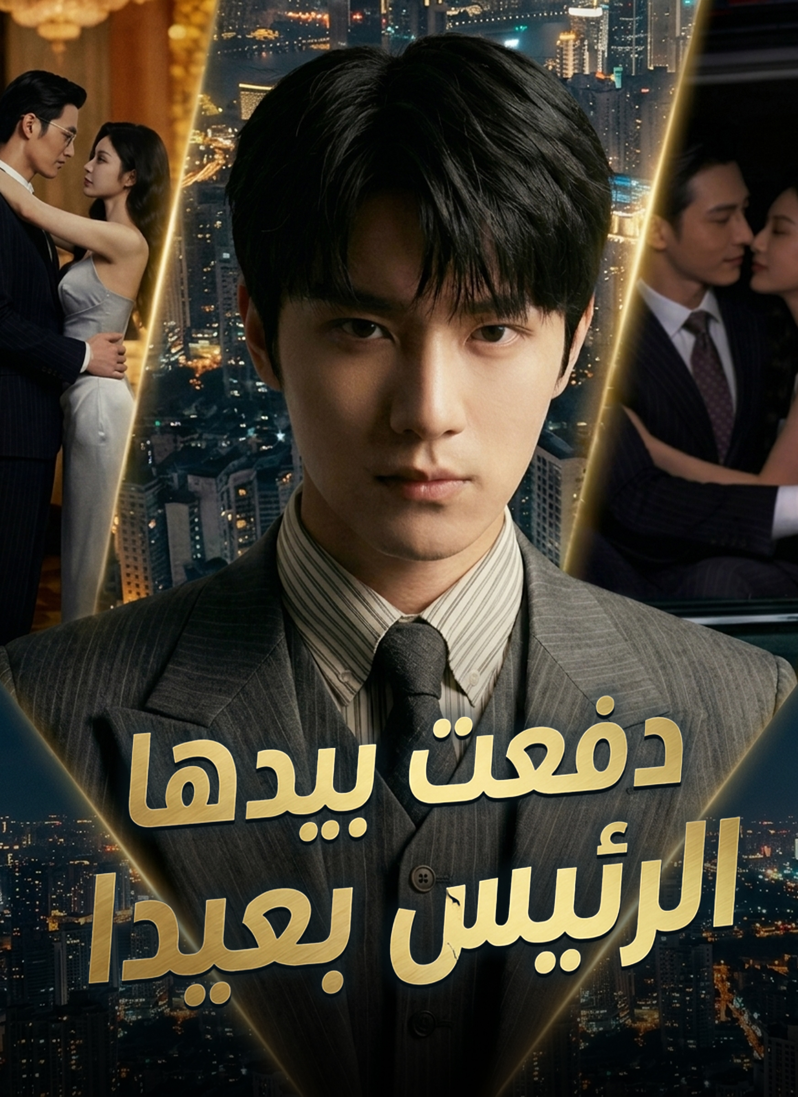 دفعت بيدها الرئيس بعيدا poster