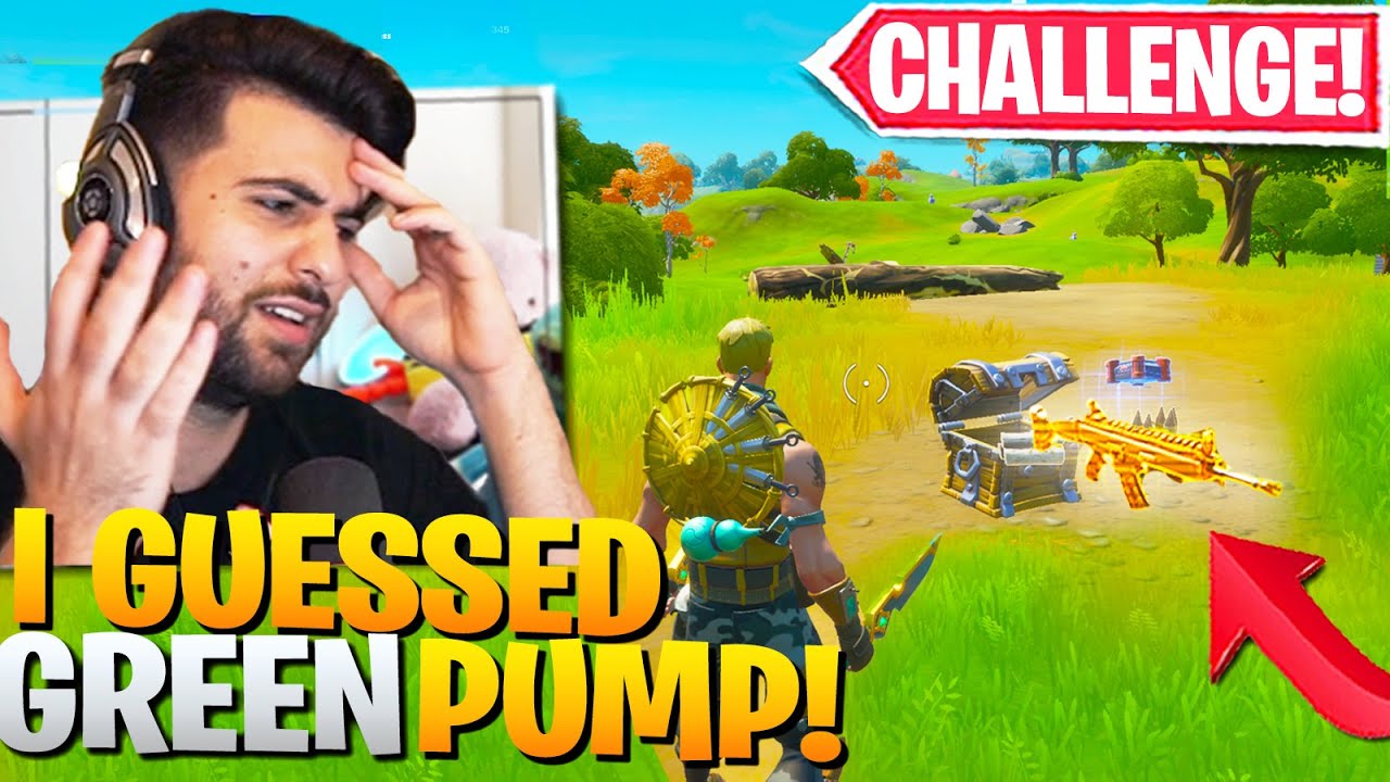Fortnite but I have To GUESS The Loot To Use It! (VERY Hard) - Fortnite Battle Royale Challenge