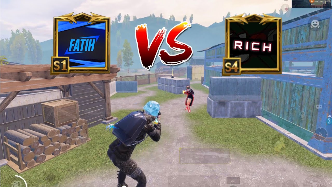 1 MILLION SUBS RICH VS FATIHđ„1vs1 in TDM WHO Will Win? | PUBG Mobile background