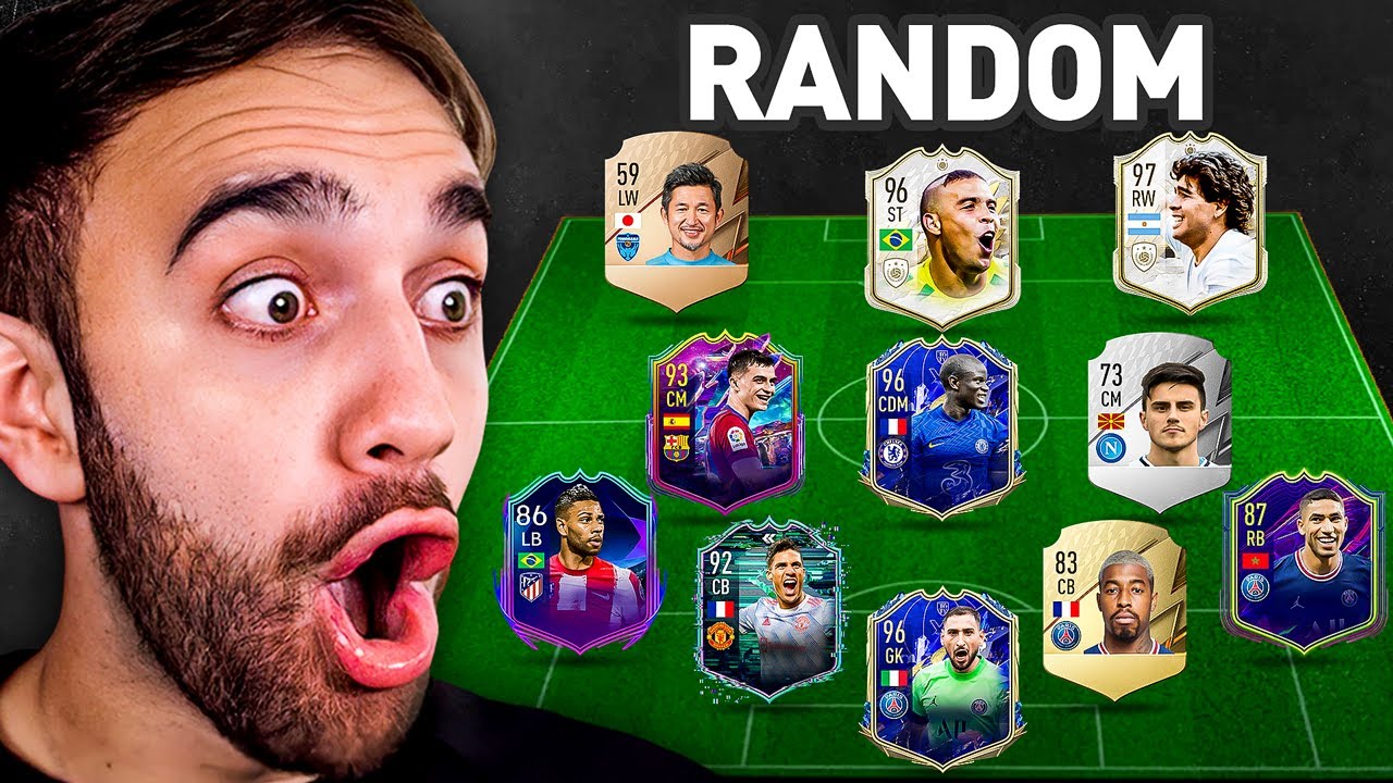 11x Random Packs Chose My Team backdrop