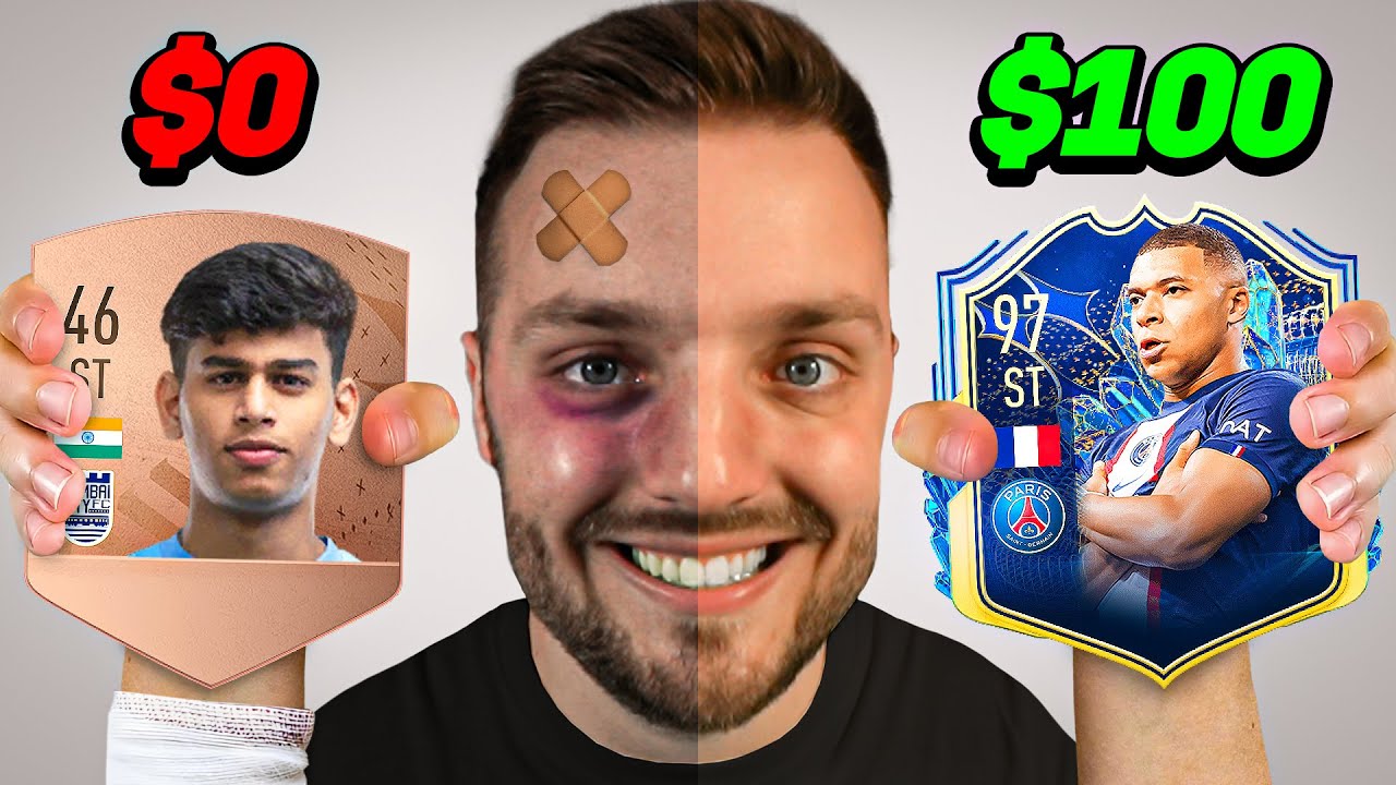 Spending $100 Beating FIFA background