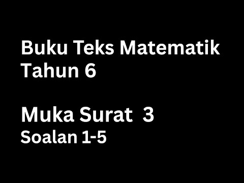 Buku Teks Matematik Tahun 6