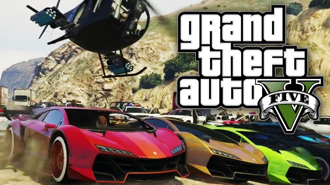 GTA 5 Online - US AGAINST AN ARMY! (GTA V Online) background