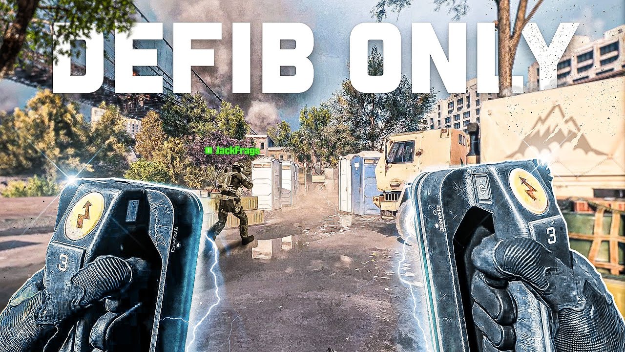 Battlefield 6 With JackFrags Only Using Defibs... background